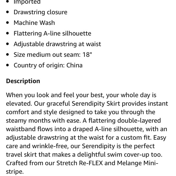 A line black and white activewear skirt - Picture 6 of 6